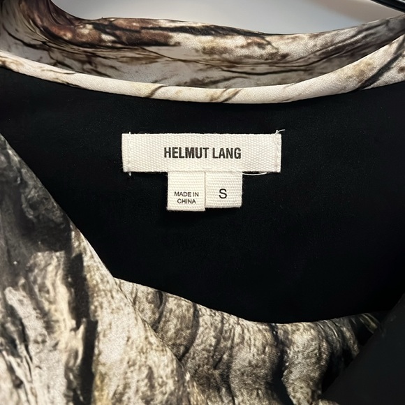 Helmut Lang black and white silk tank - Picture 4 of 5